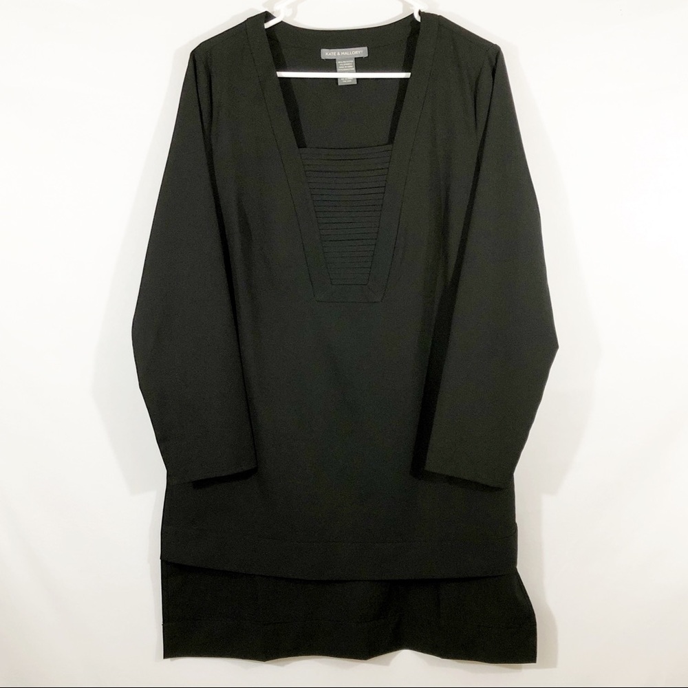 KATE & MALLORY HI-LOW HEM TUNIC - SZ M